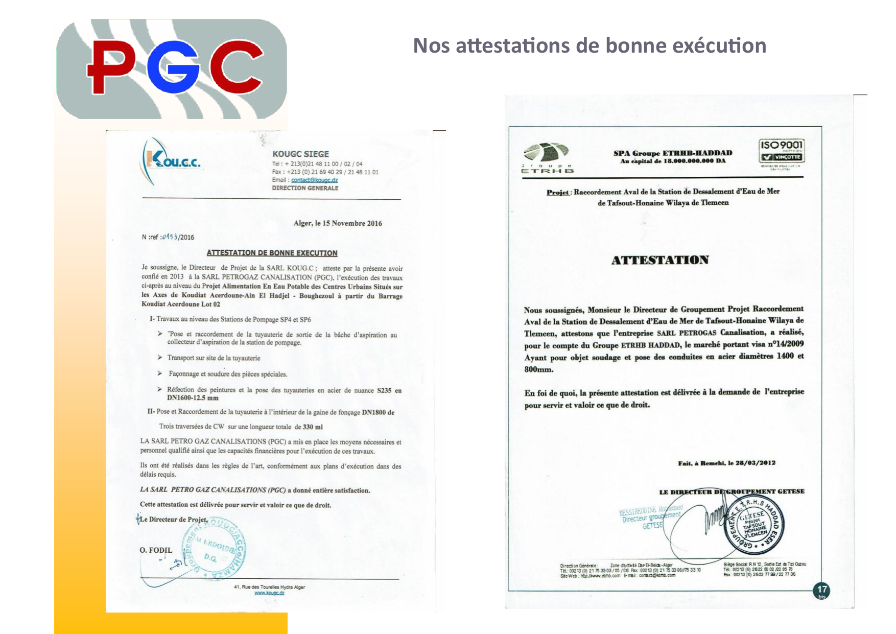 Attestation page 18
